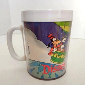 Vintage Disneyland Thermo Serv mug cup VGV, balloon adventure